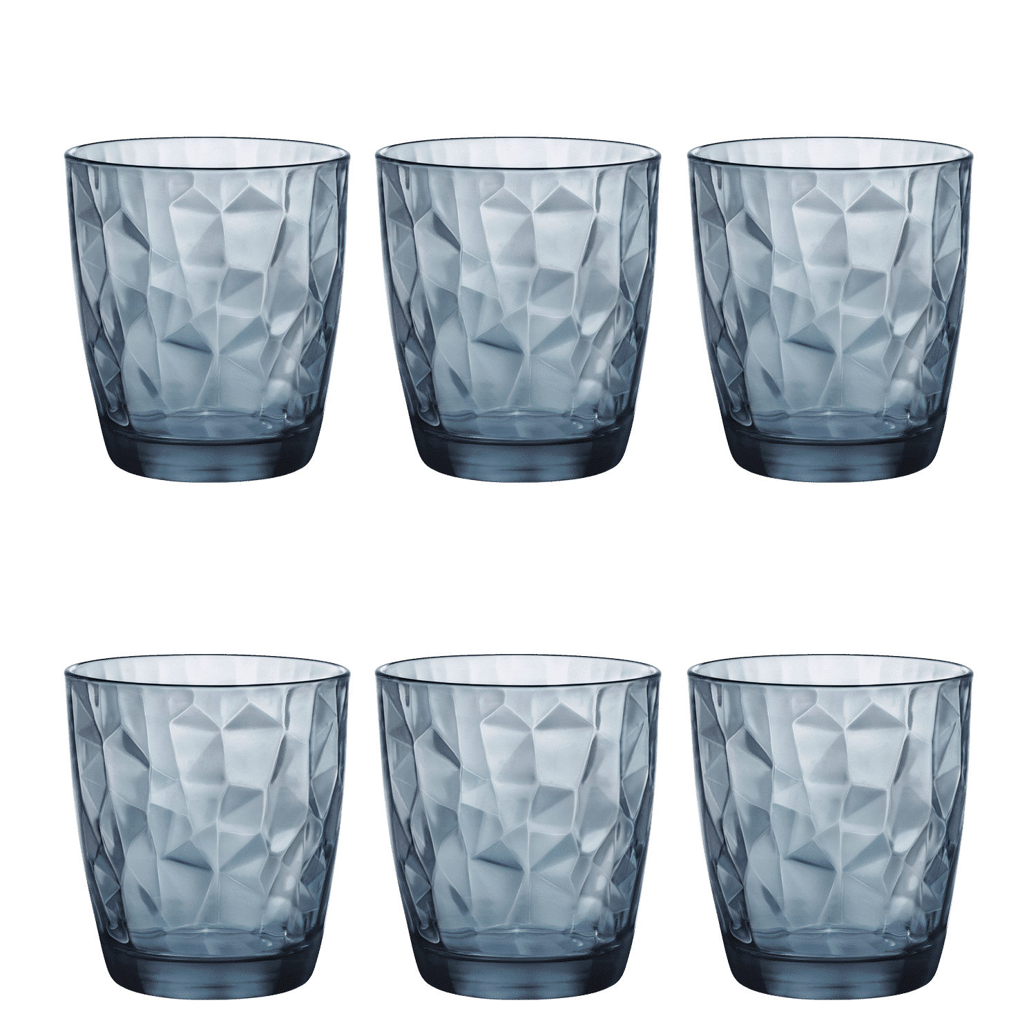 Bormioli Rocco Diamond Tumbler 30 Cl Blauw - 6 Stuks - Glazen.nl