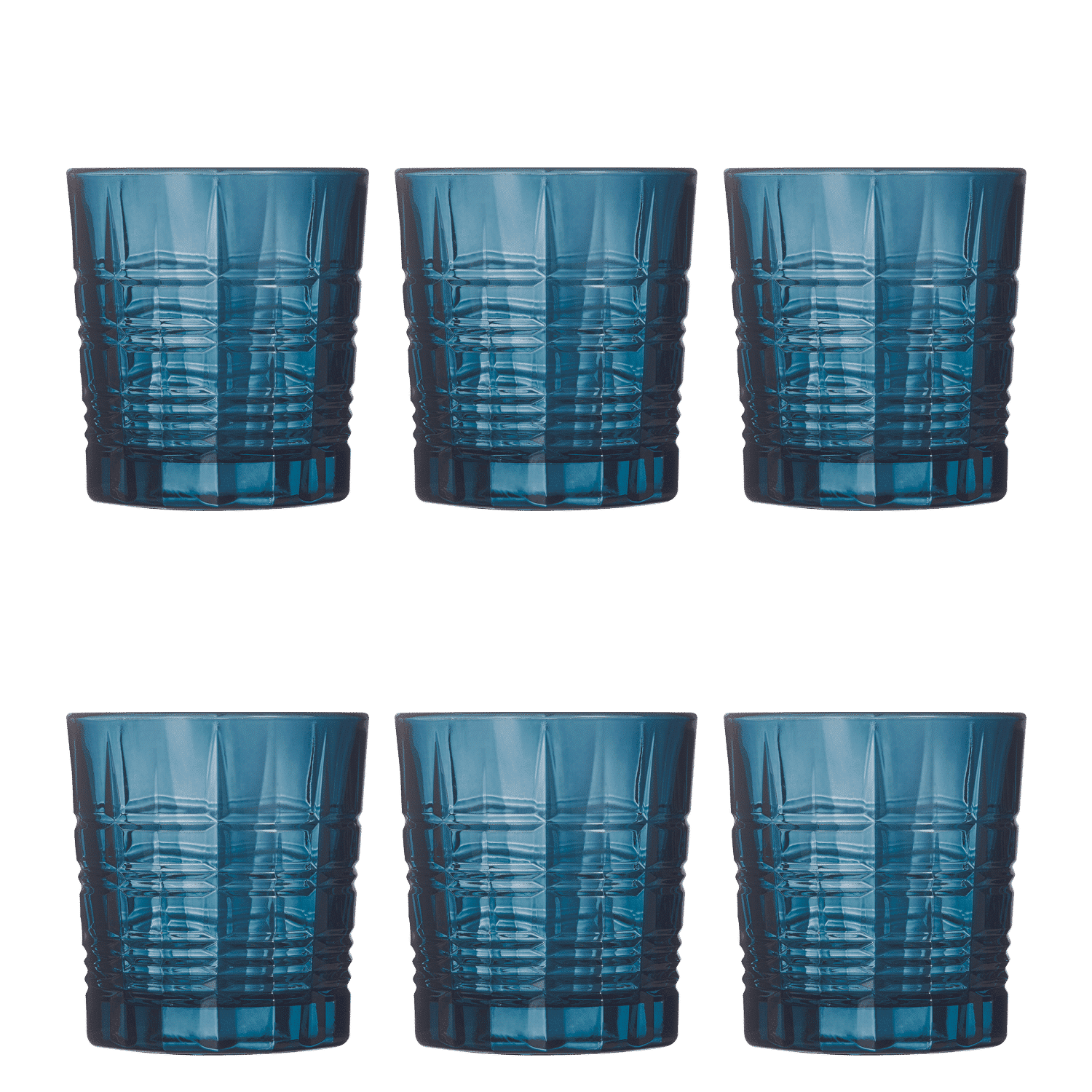 Arcoroc Brixton Tumbler 30 Cl Blauw - 6 Stuks - Glazen.nl