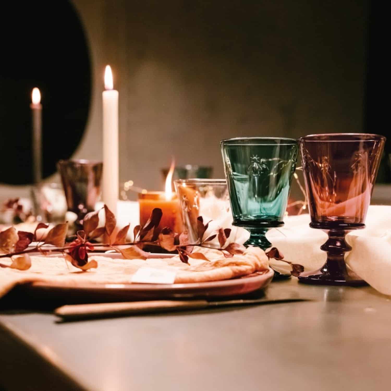 La Rochère Abeille Wijnglas 24 cl Aubergine - 6 Stuks - Glazen.nl